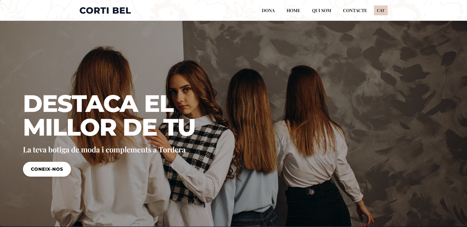 Web per boutique de moda